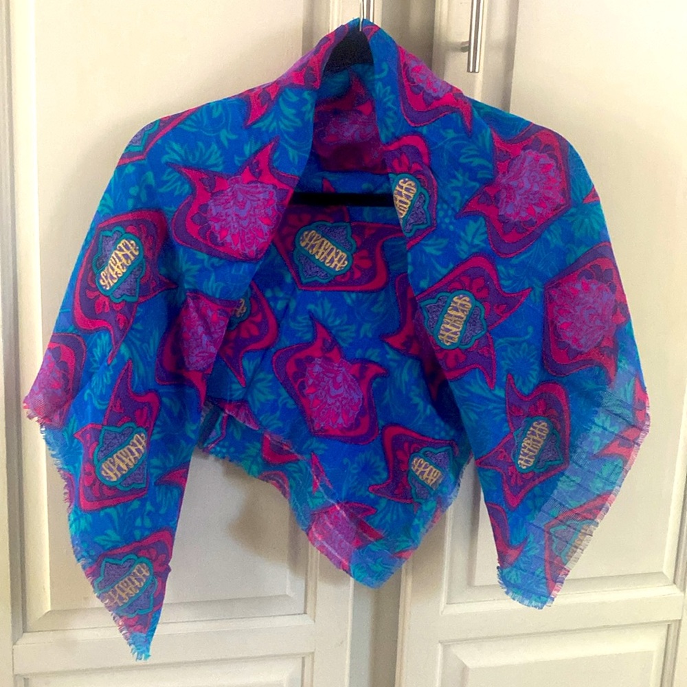 Vintage rare Axcess Rayon Scarf NWOT